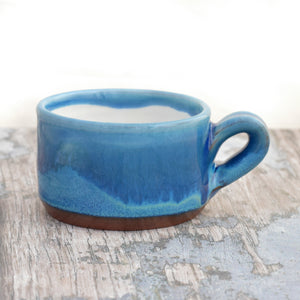 Espresso Mug Flat - Aqua Marine