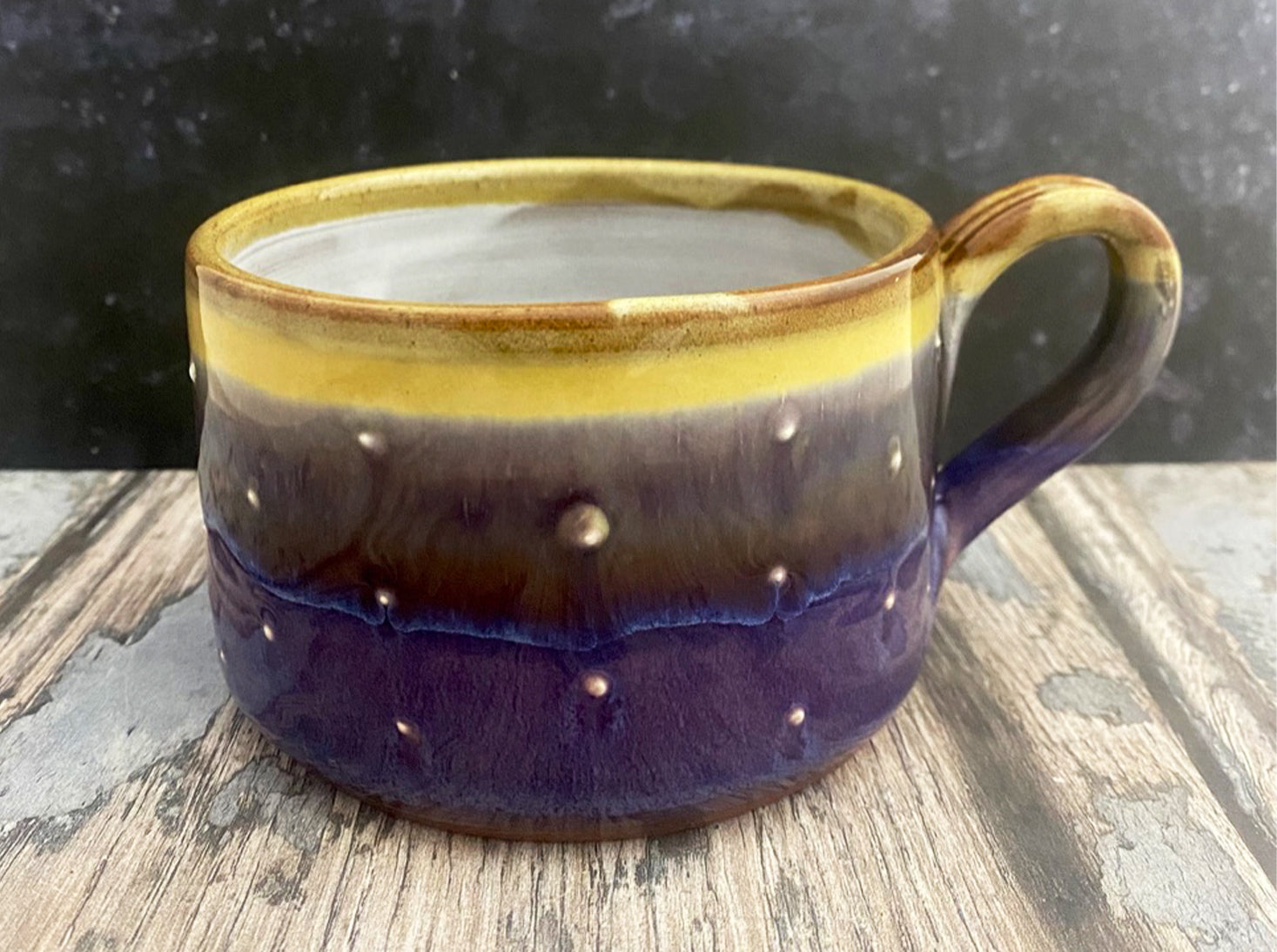 Large Flat Sided Mug - Sea Urchin