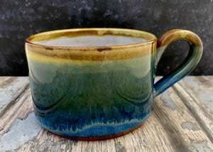 Large Flat Sided Mug - Sand Bay