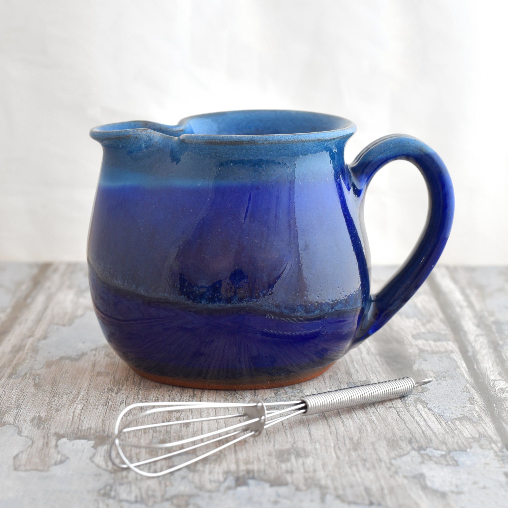 Salad Dressing Jug - Deep Sea Blue