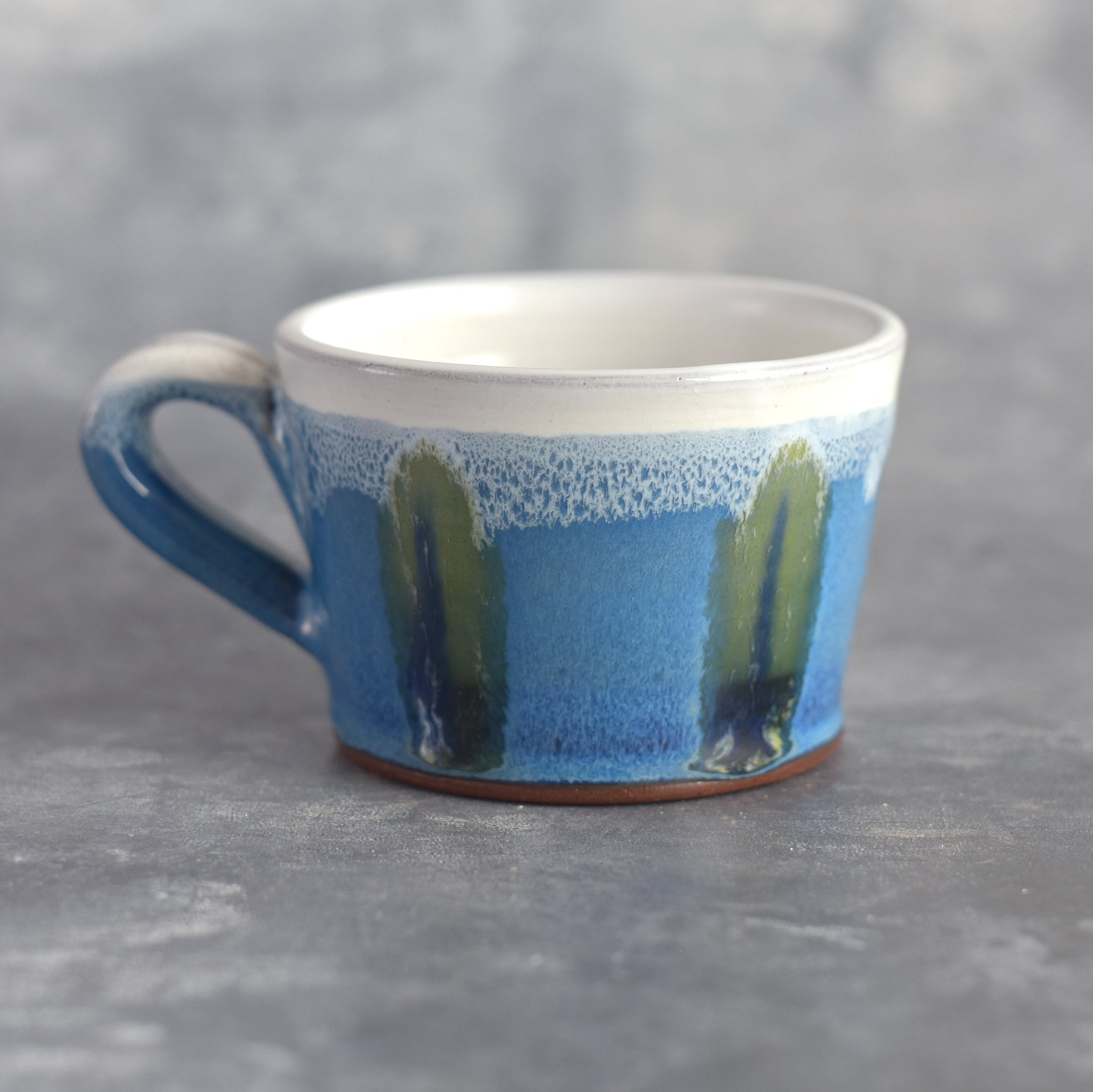 Barista Series Mug Small - Peacock Feather