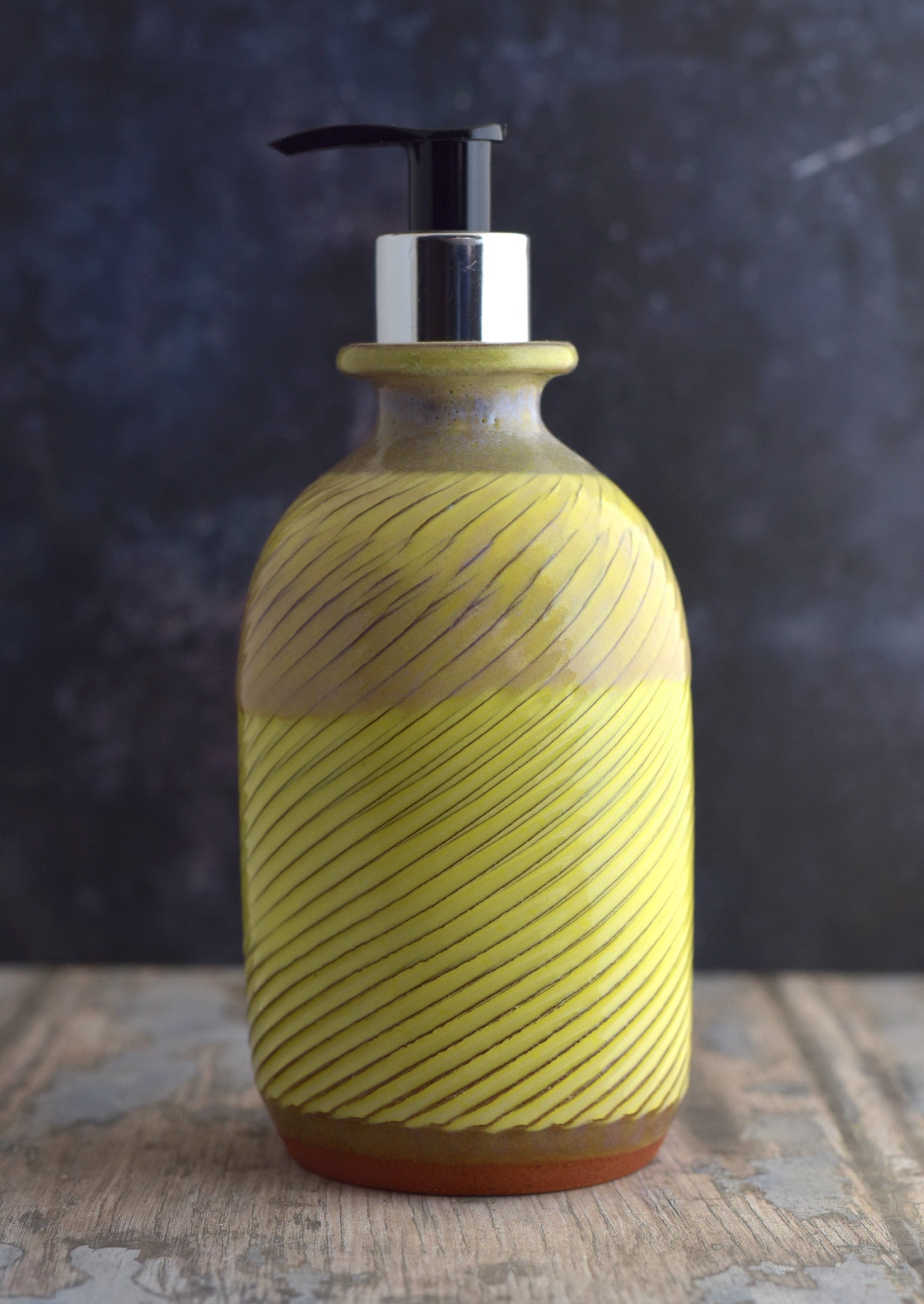*SPECIAL* Slight Seconds Yellow Harris soap dispenser (unfilled)