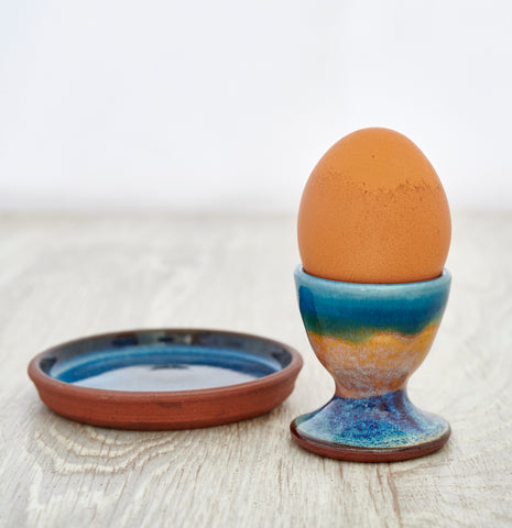 The Egg Cup and Saucer - Summer Tide