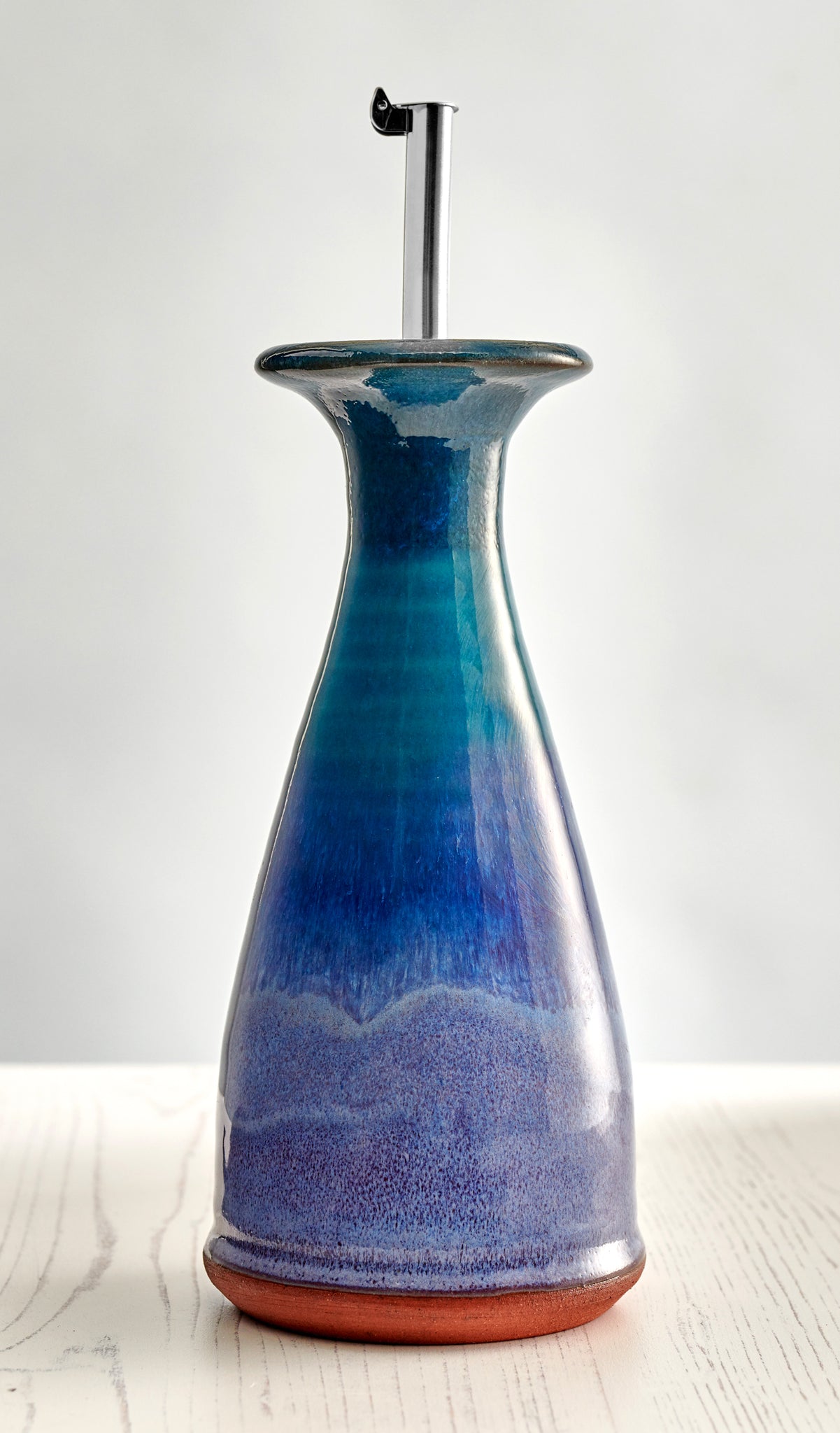 Large Olive Oil Cone Decanter - Highland Heather