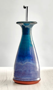 Large Olive Oil Cone Decanter - Highland Heather