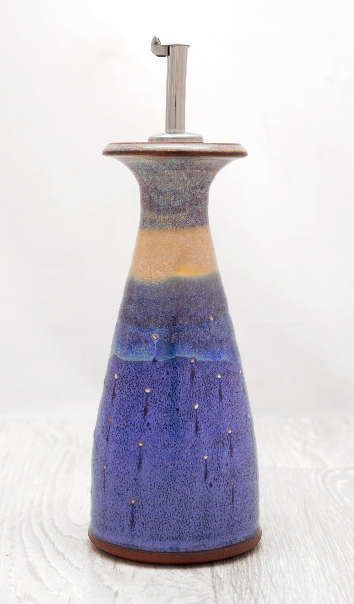 Large Olive Oil Cone Decanter - Sea Urchin