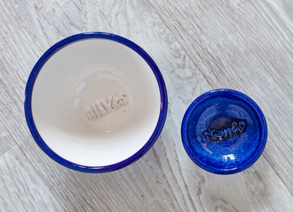 Olive & Stones Bowl in Blue