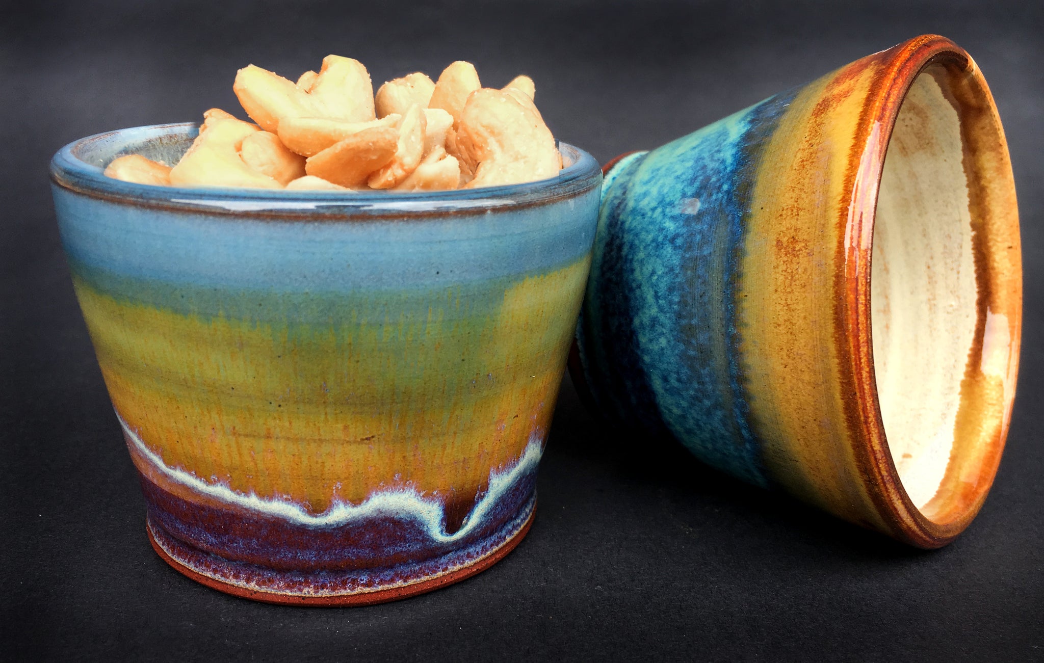 The Pair of Snack Bowls - Sand Bay & Summer Tide